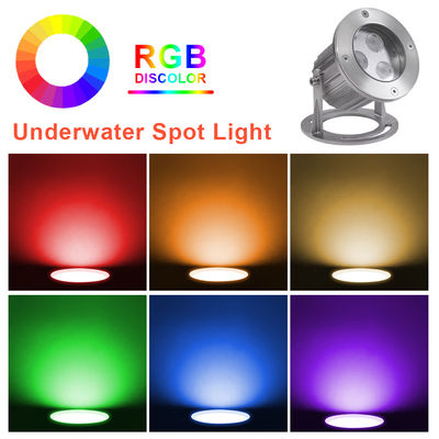 IP68 RGB Lampu Air Mancur LED Di bawah air Lampu Air Mancur LED Stainless Steel