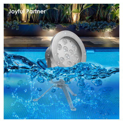 Warna-warni RGBW Air Fountain LED Lampu DMX Kontrol Baja Rinsless Lampu bawah air