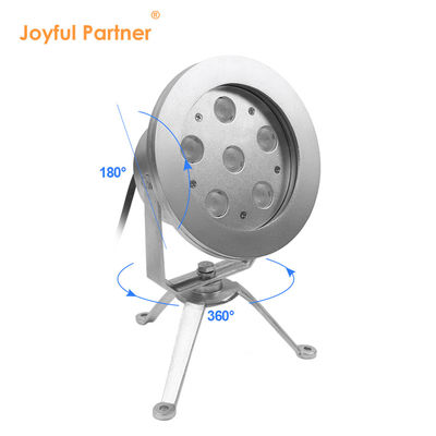 Lampu Air Mancur LED 6*2W RGB DMX Baja Tahan Karat 316 Body DC12V/24V IP68 Untuk Kolam Renang