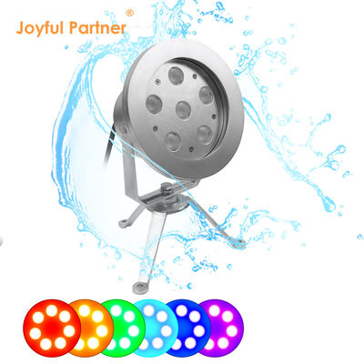 Panas Putih LED Lampu Spot Bawah Air IP68 SS 316 Waterproof Lampu Air Mancur