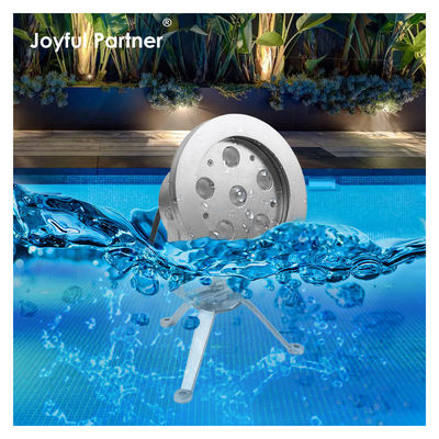 Lampu Air Mancur LED 6*2W RGB DMX Baja Tahan Karat 316 Body DC12V/24V IP68 Untuk Kolam Renang