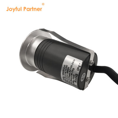 Lampu Dek yang Terkubur 12V 24V 2W 3W Sisi Mengeluarkan 55 Diameter Dengan Penutup Depan Baja Rinsing