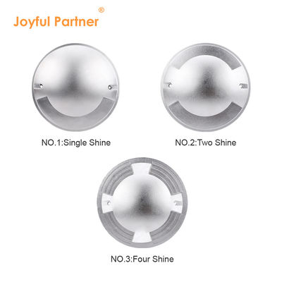 Lampu Walkover LED Luar Ruang IP67 Diameter 70mm 3W Lampu Permukaan Dipasang Lampu LED Terkubur Dengan Garansi Dua Tahun
