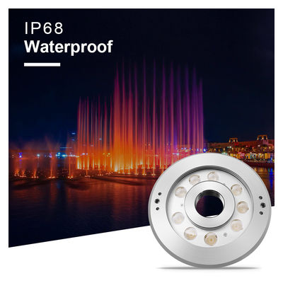 Lampu air mancur LED baja tahan karat IP68 DC24V Sertifikasi CE