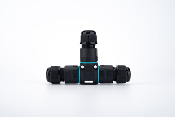 Cepat Instal IP68 Waterproof Plastik 2/3 Pin Wanita Konektor Bulat Konverter Listrik