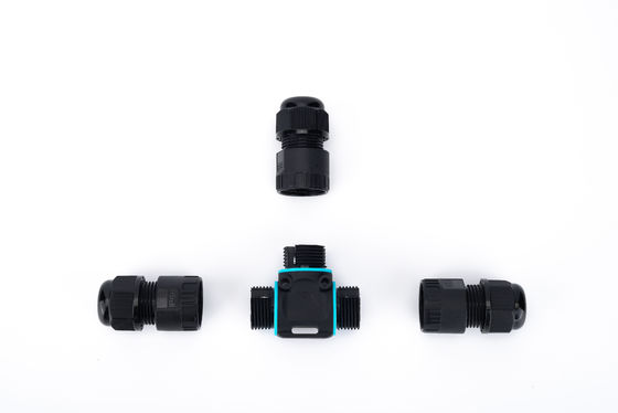 Cepat Instal IP68 Waterproof Plastik 2/3 Pin Wanita Konektor Bulat Konverter Listrik