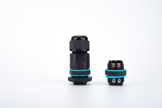 IP68 Quick Connector 2 Way Outdoor Extension Cord M19 3 Pin Listrik