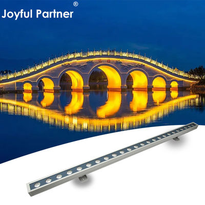 Lampu pencuci dinding IP65 Aluminium Shell Mengubah lampu linear tahan air dmx 512
