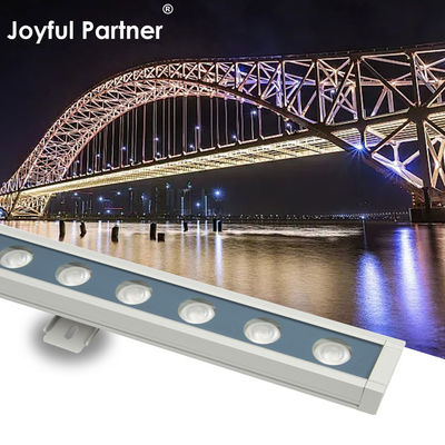 Lampu pencuci dinding IP65 Aluminium Shell Mengubah lampu linear tahan air dmx 512