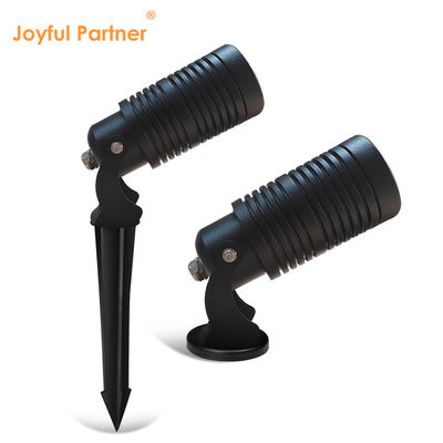 Lampu Spike Taman Spot 12W LED IP65 Dapat Disesuaikan DIA61MM Tinggi 143MM Dengan Desain Heat Sink yang Baik