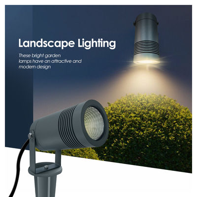 IP65 LED Landscape Light 10W 2700k 3000k Lampu Arsitektur Lampu Taman Fecade Dengan Dasar Atau Spike