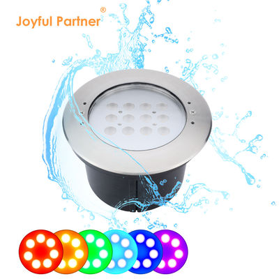 Pabrik langsung IP68 tahan air stainless steel 316L lampu kolam renang terendam 12W LED Inground Uplight