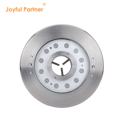 Lampu Air Mancur LED Bawah Air IP68 12W 24W 36W Putih Hangat RGB RGBW4in1 Baja Tahan Karat 316L DC 24V