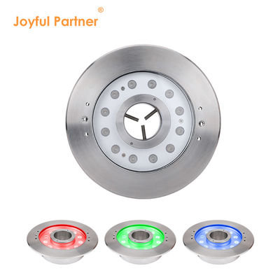 Lampu air mancur bawah laut IP68 12W 24W 36W Warm White RGB Stainless Steel 316L