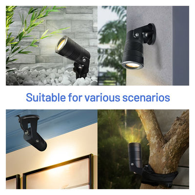 12V 24V IP65 Aluminium 6W 3000k Led Spike Garden Light Lampu Taman Luar Ruang Spot Lawn Light