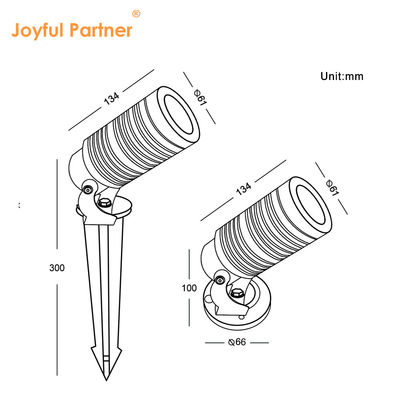 Lampu sorot taman modern LED Spot Spike Light Pohon luar ruangan Lampu lanskap LED tahan air Lampu sorot LED Spot