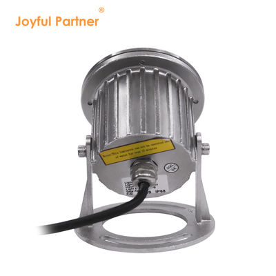 Lampu bawah air LED IP68 Baja tahan karat 316 3x2W Untuk kolam dengan dasar pemasangan