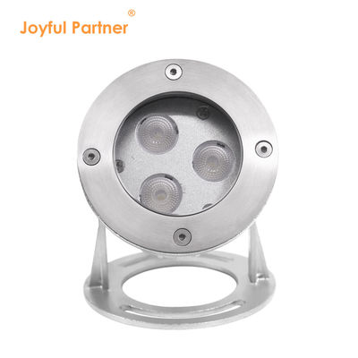 Lampu Sorot Bawah Air LED 3x2W RGBW 4in1 Baja Tahan Karat 316SS IP68 Sudut Sinar 60 Derajat 12 Volt