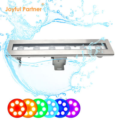 Pabrik Direct Supply IP 68 Input Voltage 24VDC 6X1W LED Single Color Beam Angle 8 Degree Pond LED Lampu