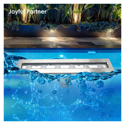 Pabrik Direct Supply IP 68 Input Voltage 24VDC 6X1W LED Single Color Beam Angle 8 Degree Pond LED Lampu
