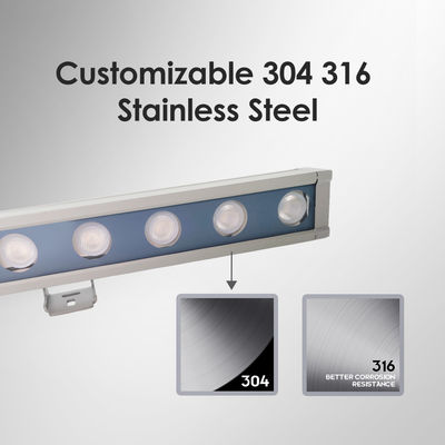 DC24V Tegangan IP65 Waterproof RGB Light Bar Eksterior Wall Wash Lighting untuk Proyek Pencahayaan Luar Ruangan