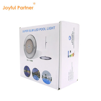 6W SMD 2835 LED Lampu kolam renang IP68 Waterproof Putih / Panas Putih 316 Cover stainless steel
