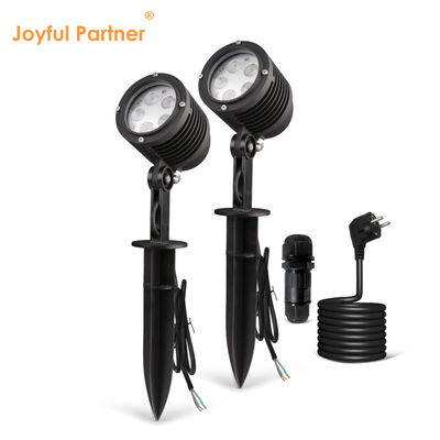 5W Outdoor Powder Coating Housing Led Single Color Plastic Spike DC24V Taman Landscape Spotlights Untuk Pohon