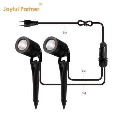 Lampu Sorot LED IP65 Luar Ruangan 100-240VAC 10W CREE COB LED Garansi 2 Tahun Tahan Air Untuk Dekorasi Halaman