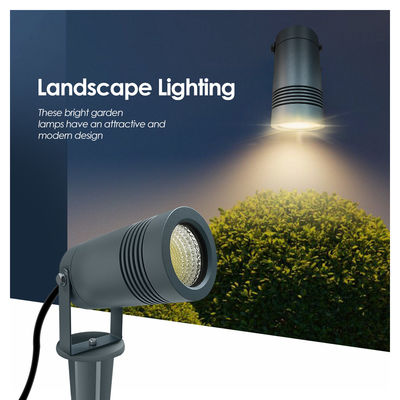 Tegangan Rendah 12 24V Kecerahan Tinggi IP65 Waterproof Aluminium Material 10 watt Outdoor Design LED Spot Lampu