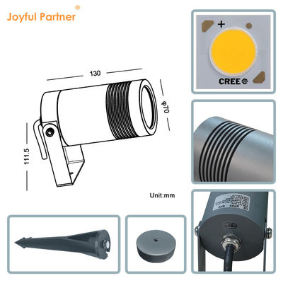 Pancaran Lampu Luar Ruangan DC12v 24V dengan Kabel Listrik 4,9FT