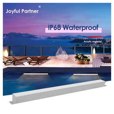 10W Linear Bar Light Dimmable Outdoor IP68 Waterproof SMD RGBW 4in1 LED Super Bright Dengan Garansi 2 Tahun