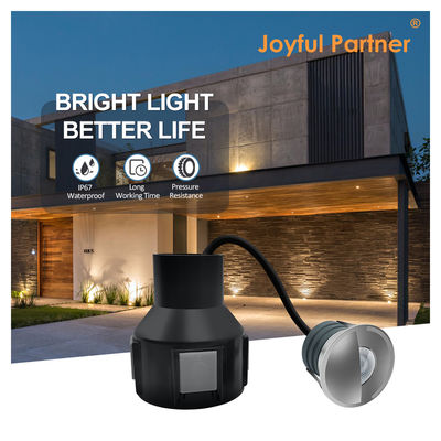1W 2W DC 12/24V IP67 Waterproof Aluminium Face Cover Resin Dipenuhi Lampu Bawah Tanah