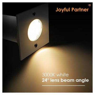 DC AC COB Led Aluminium Square Shape 304ss Front Cover LED Ground Light Untuk Taman