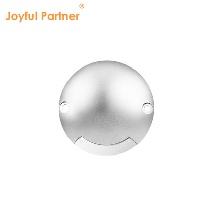 Anti-UV Anodized DC12v Aluminium Body 1.2W White Cover Recessed Step Light Pure Aluminium 6063 Housing