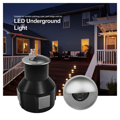 IP67 Semi Shading Runcing RGB Warm White Side Emitting Underground Buried Inground Light
