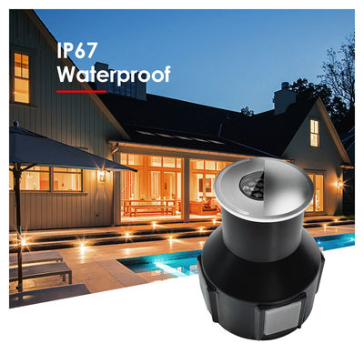 IP67 Semi Shading Runcing RGB Warm White Side Emitting Underground Buried Inground Light