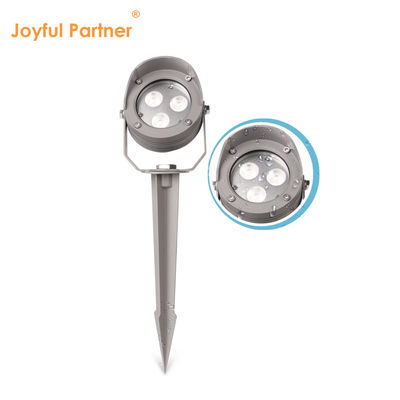 3W 6W RGB IP67 Waterproof DC12V 24V Optical Reflector LED Plastic Spike Spot Light Untuk Pohon Taman