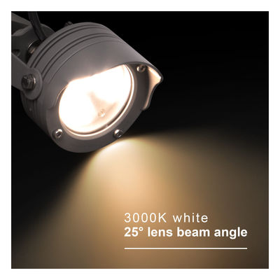 3W 6W RGB IP67 Waterproof DC12V 24V Optical Reflector LED Plastic Spike Spot Light Untuk Pohon Taman