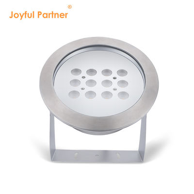 Lampu kolam renang bawah air RGB AC/DC 12V 24V LED 12W Waterproof IP68 316 Baja tahan karat