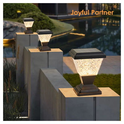 Outdoor Solar Column Head Light IP65 Waterproof 2835 SMD LED 150lm/w Anti UV PC Housing