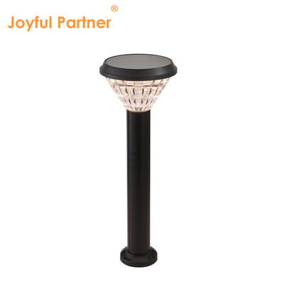 Lampu Jalan Surya Super Cerah Bahan Aluminium ABS + PC Kontrol Cahaya Cerdas Putih Panas Untuk Taman Lansekap