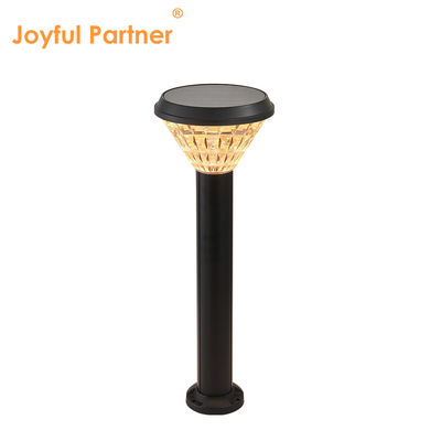 Lampu Taman Surya Luar Ruang Hingga 12 Jam Lama Lensa Plastik Bahan Aluminium ABS Kontrol Cahaya Dengan Epistar SMD