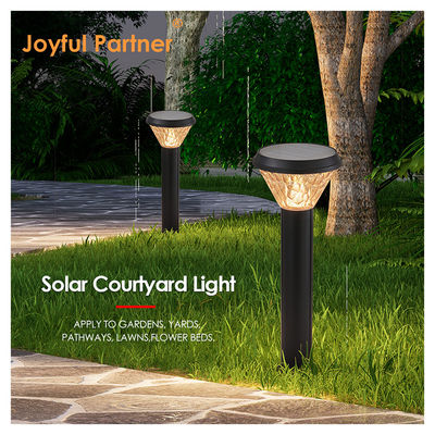Pencahayaan Lanskap Rumput Surya IP65 Kecerahan Tinggi Putih RGB Warna AUTO-ON / OFF Untuk Patio Pathway