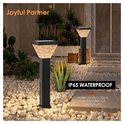 Lampu Surya Luar IP65 Waterproof Epistar 2835 Remote Control Cool Putih 2 Tahun Garansi Untuk In-Ground Spike Pathway