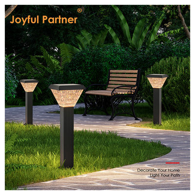 Lampu Surya Luar IP65 Waterproof Epistar 2835 Remote Control Cool Putih 2 Tahun Garansi Untuk In-Ground Spike Pathway