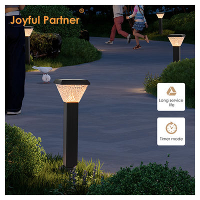 2024 LED Solar Outdoor Pathway Light IP65 Kecerahan Tinggi Putih RGB Warna dengan Panel Surya Pengisian Daya Surya