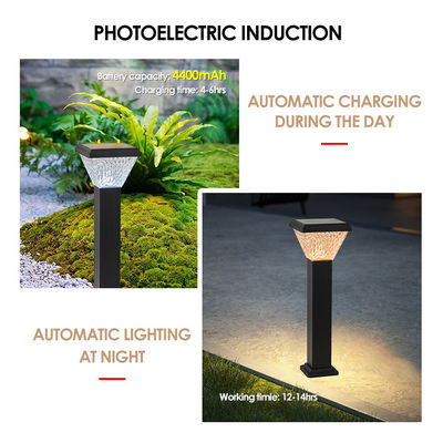 2024 LED Solar Outdoor Pathway Light IP65 Kecerahan Tinggi Putih RGB Warna dengan Panel Surya Pengisian Daya Surya