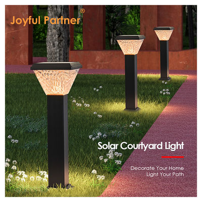 2024 LED Solar Outdoor Pathway Light IP65 Kecerahan Tinggi Putih RGB Warna dengan Panel Surya Pengisian Daya Surya