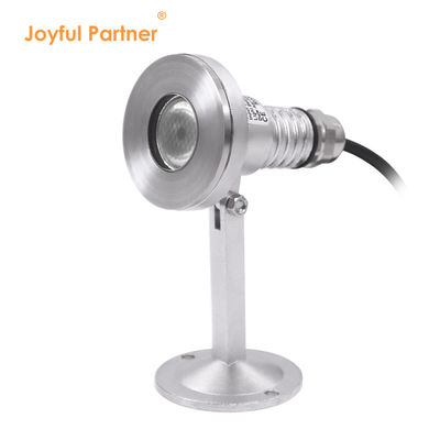 Lampu Led Di Bawah Air Waterproof DC24V 12V RGB Dengan Sertifikat CE Mounting Bracket IP68
