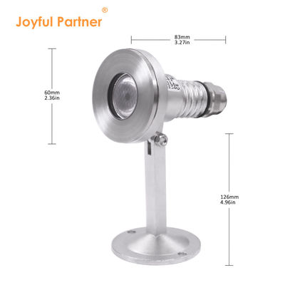 Lampu Sorot Bawah Air LED Tahan Air IK07 1*2W LED DC24V DMX RGBW 6W Untuk Air Mancur